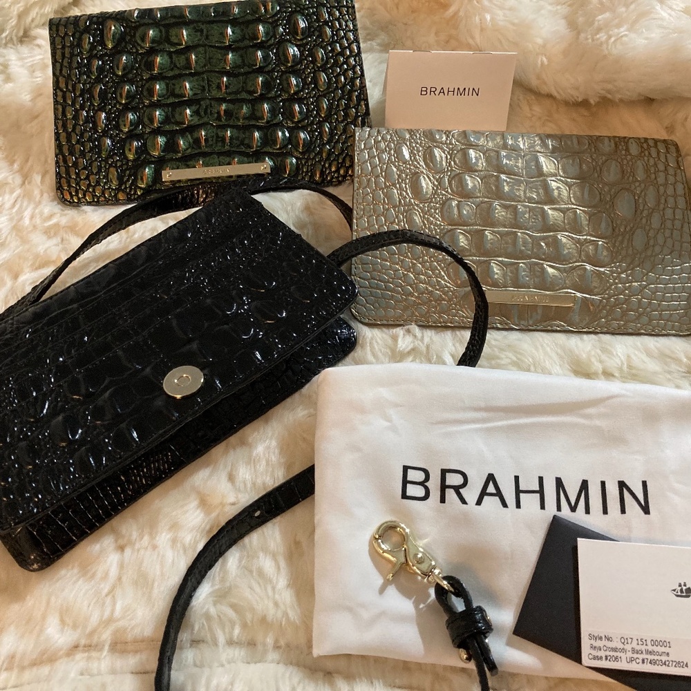 Brahmin Reya crossbody and 2 flaps